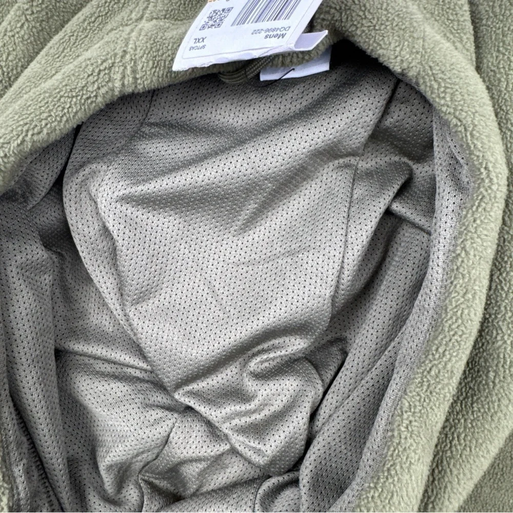 Nike Olive Green Hoodie with Black Swoosh